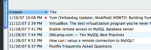 My first note on Evernote was about Linux for Mac Hardware