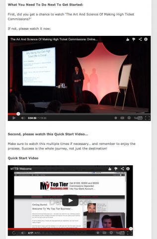 Videos and guidance from the getting started section