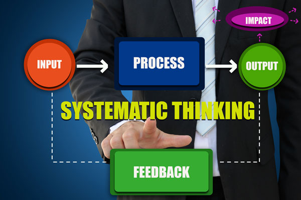 Building a system requires systematic thinking and gradual adjustments.