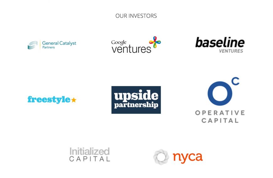 various logos of the companies investing on Digit.co
