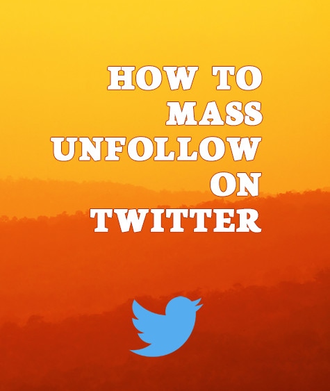 Cover image for Mass unfollow on Twitter article