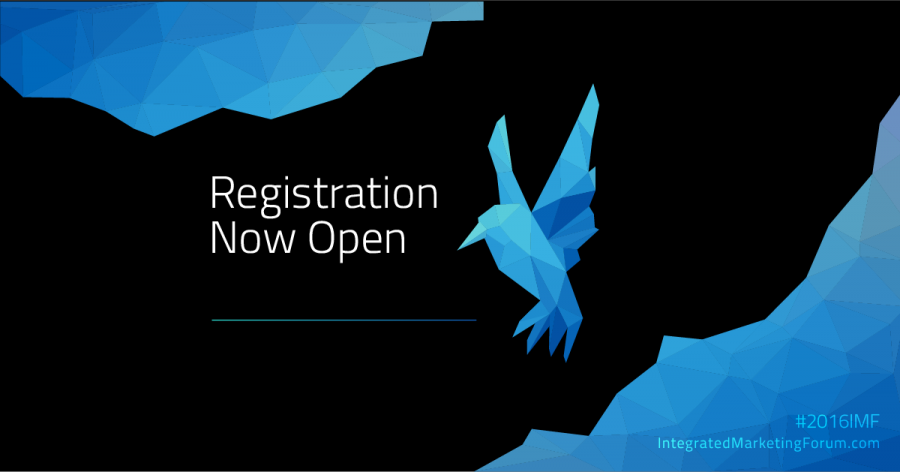 Integrated Marketing Forum 2016 Registration Is Open