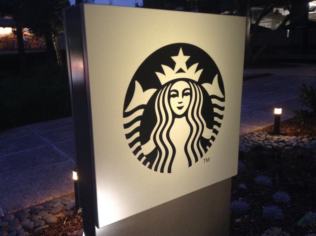 A picture of the starbucks logo