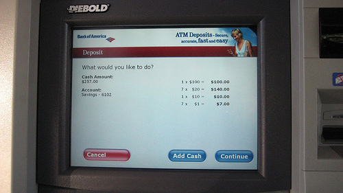 Deposit Money In Bank Of America Atm