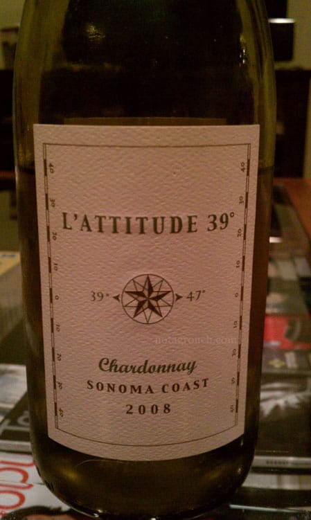 Citrus Inspired Lattitude Chardonnay 2008 from Sonoma Coast