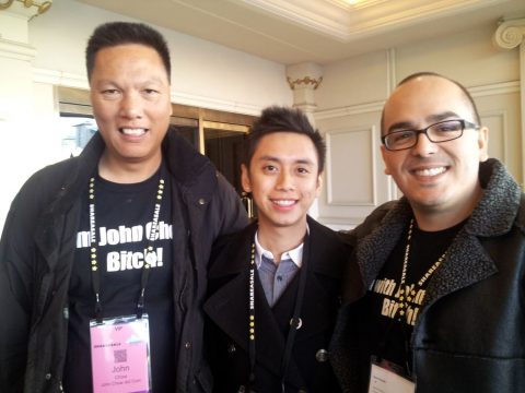 John Chow, Peng Joon and me