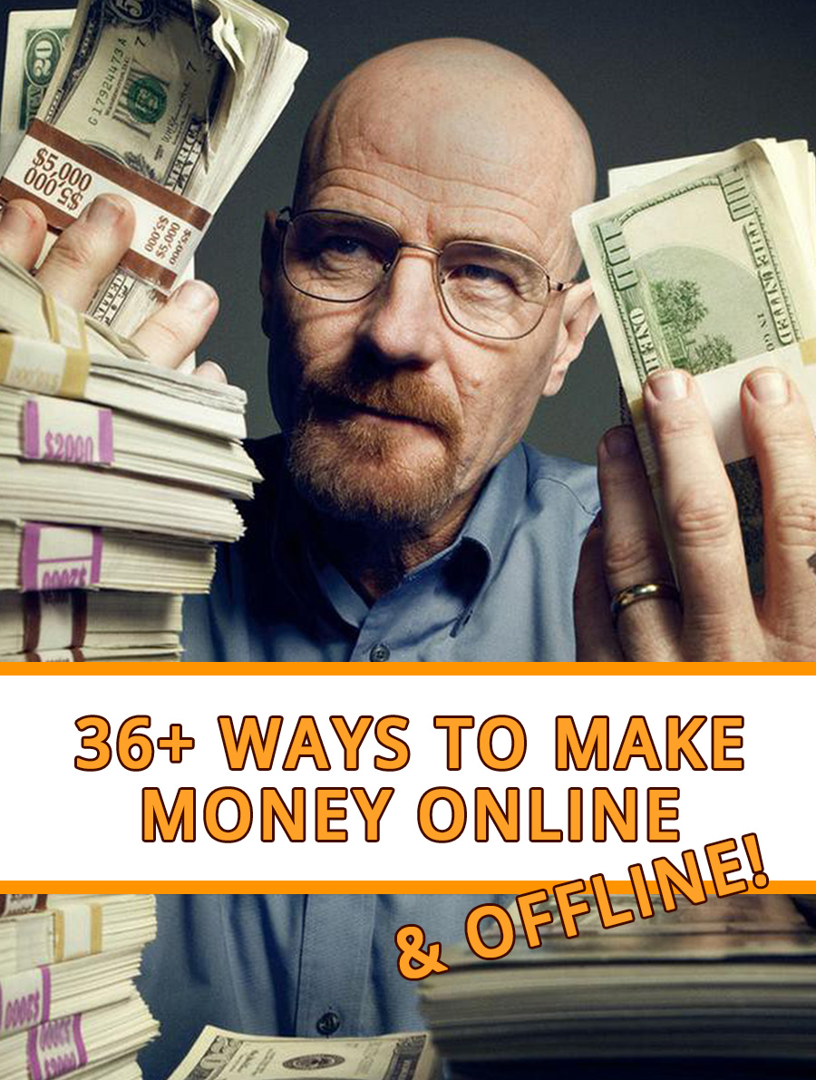 36 Ways to Make Money Online and Offline