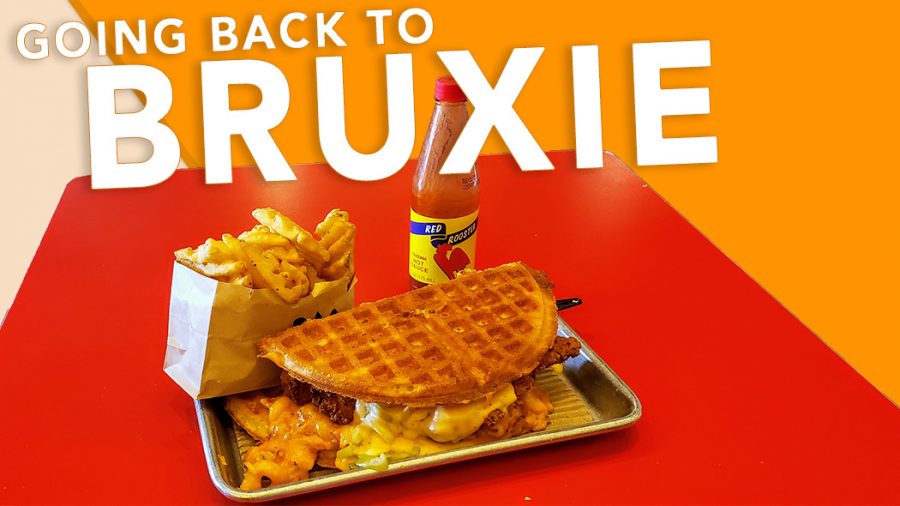 Cover image for post about Bruxie and BAMF. Features the BAMF sandwich and the words "Going Back to Bruxie"