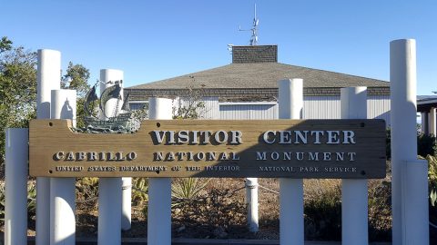 Cabrillo National Monument Visitor Center Sign