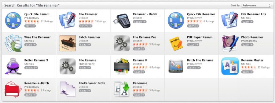 File Renamer for Mac, Free Download