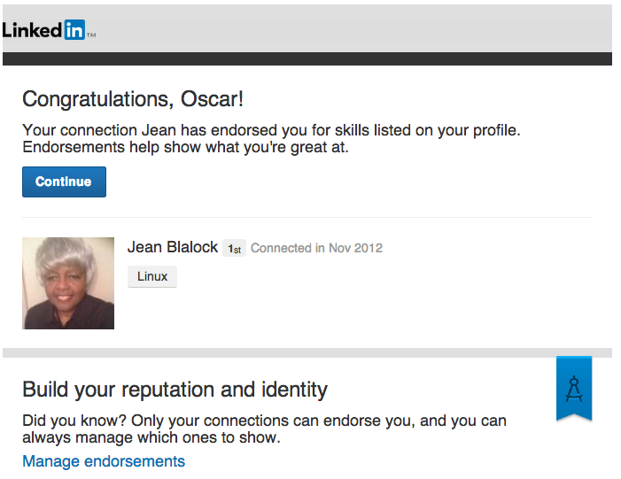 Linkedin Endorsements are Crap