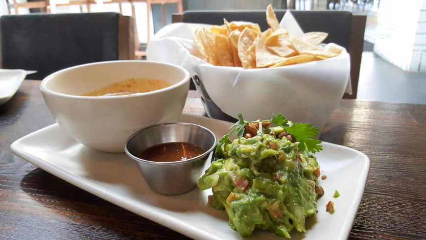 Choriqueso & guacamole combo. The chips stole the show.