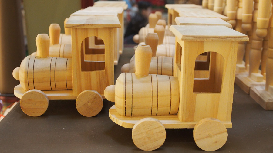 wooden train craft