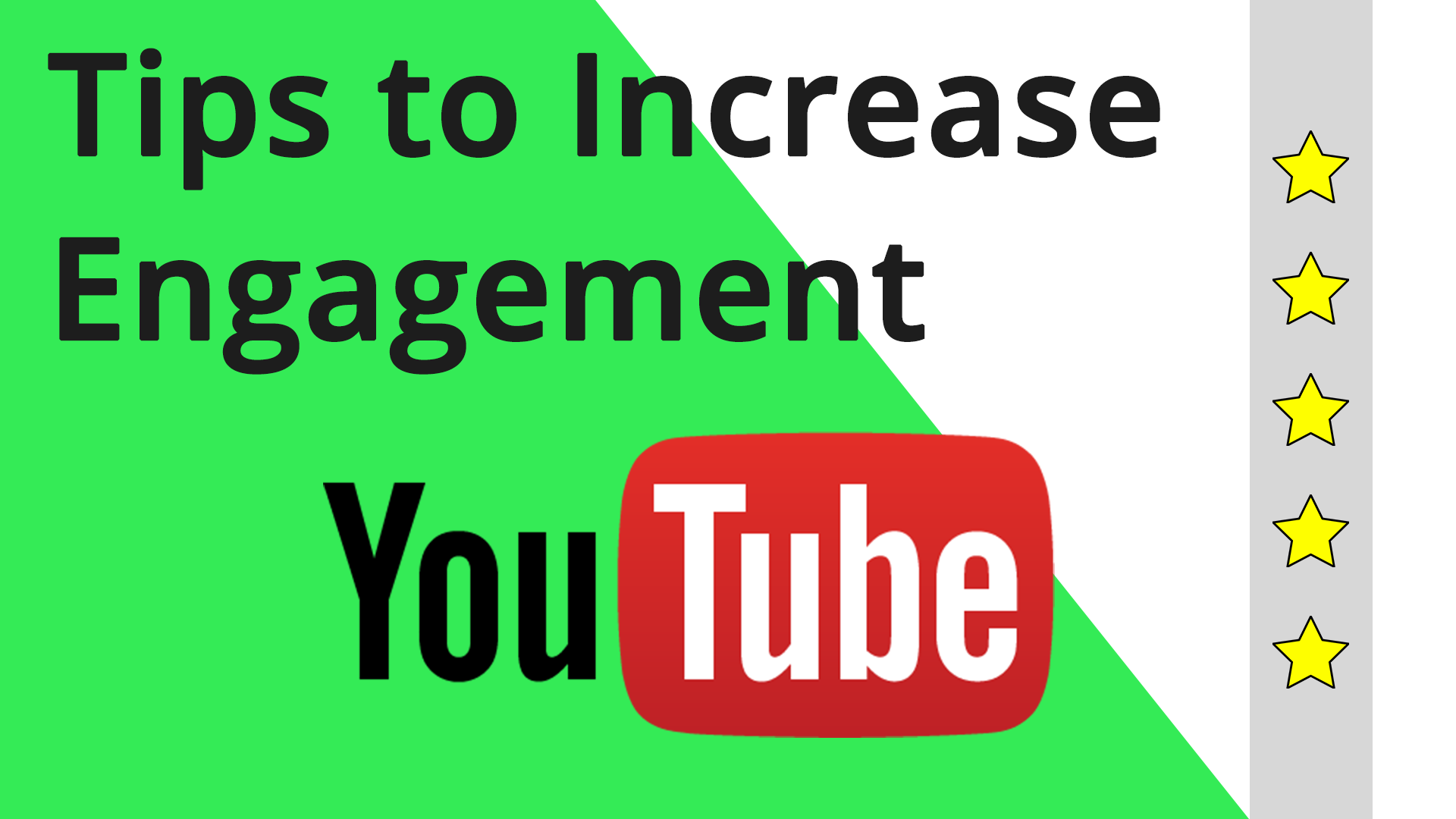 Cover image for the blogpost Tips to Increase Youtube Engagement