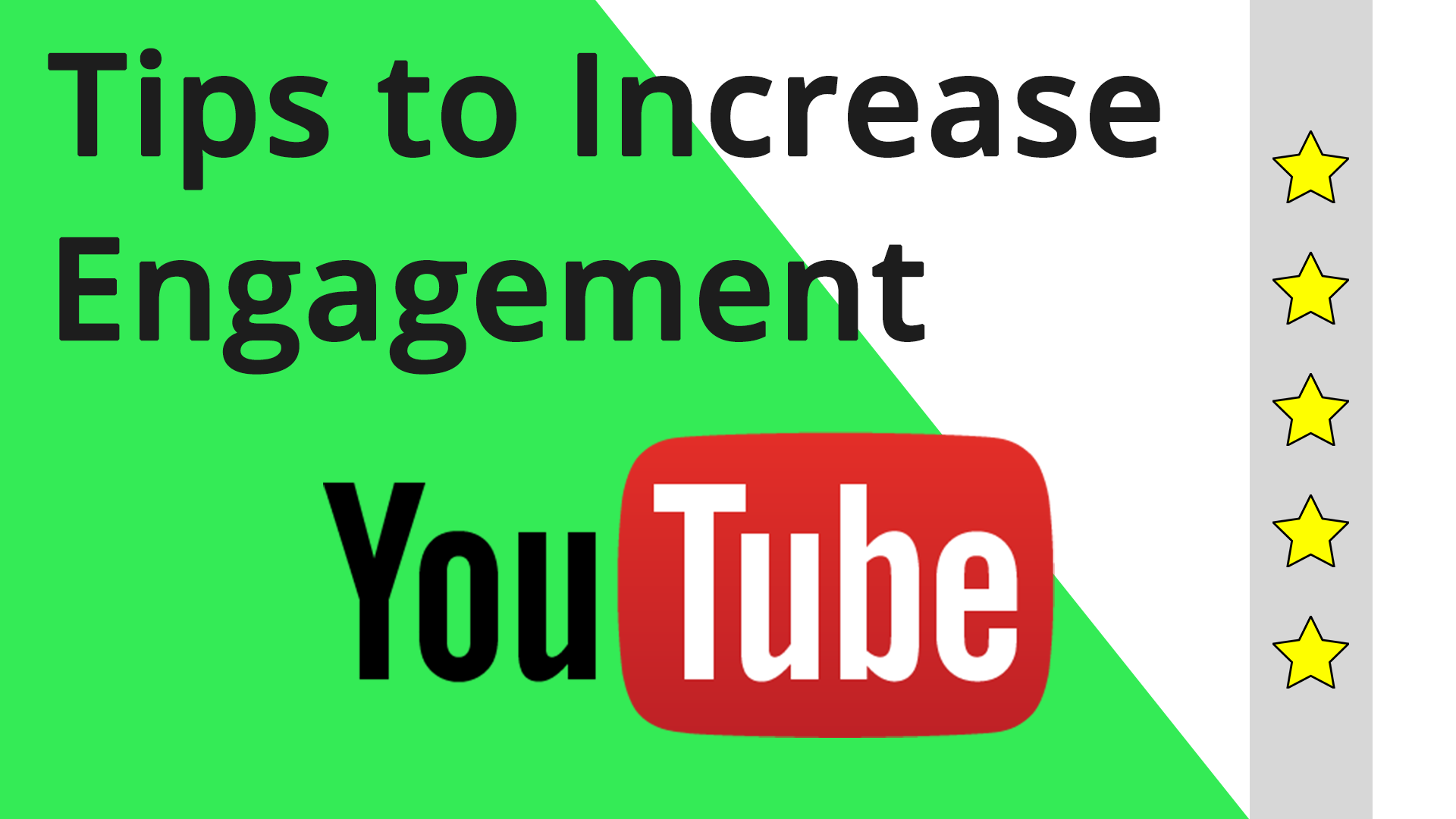 Cover image for the blogpost Tips to Increase Engagement on Youtube